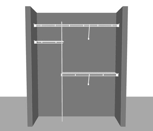 Closetmaid Wardrobe Interiors Shelves Components